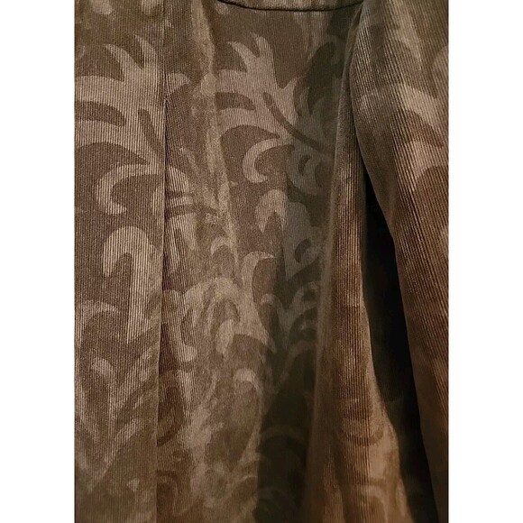 R Q T Womens Blazer Soft Pesto Olive Green Stylish Medium 2 Button Jacket - Picture 8 of 11